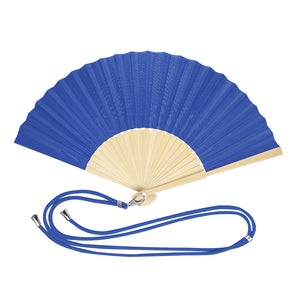 Handwaaier Crusoe blauw Graveren