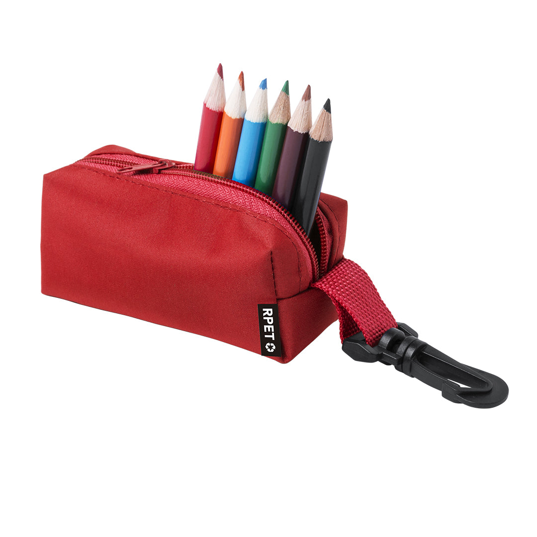 Etui Krolan rood 1 kleur