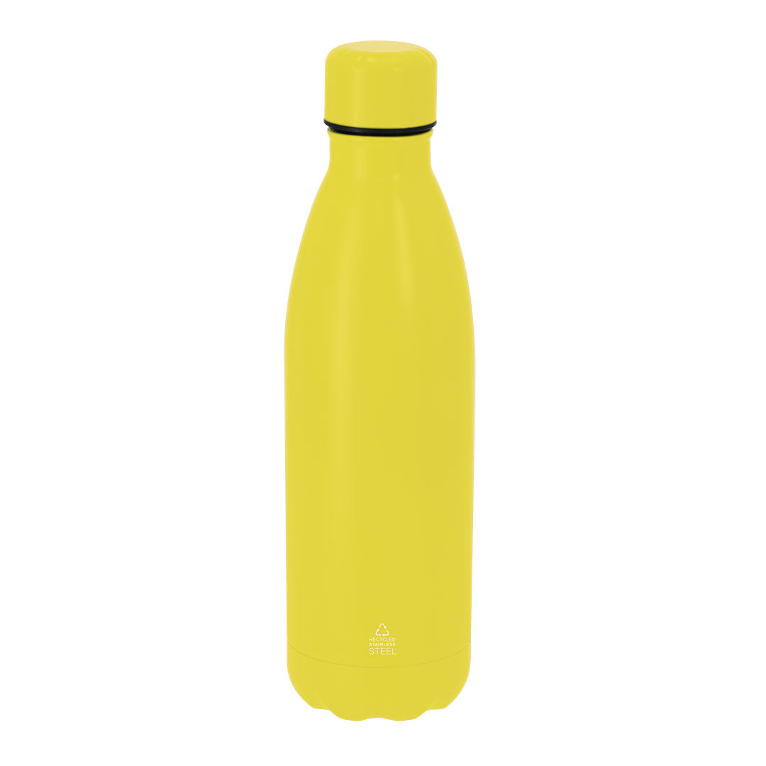 Geïsoleerde fles Xharly blauw onbedrukt