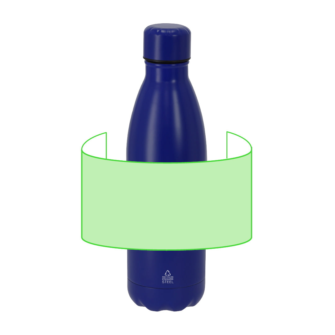 Geïsoleerde fles Xharly zilver Graveren