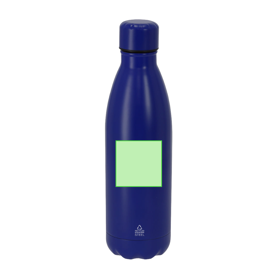 Geïsoleerde fles Xharly zwart Graveren