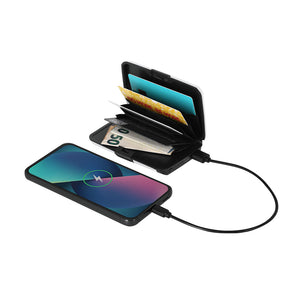Powerbank kaarthouder Chefler zilver 2 kleuren