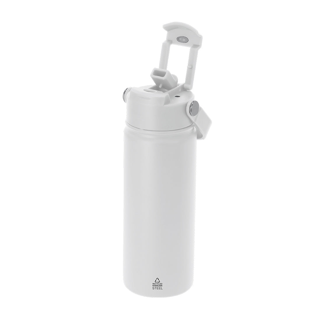 Geïsoleerde fles Alister donkerblauw 1 kleur