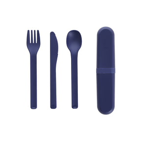 Bestekset Toriah donkerblauw 2 kleuren