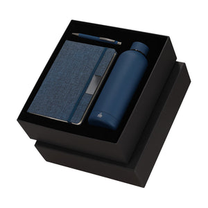 Set Keplix donkerblauw onbedrukt