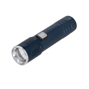 Zaklamp Benyor donkerblauw Graveren