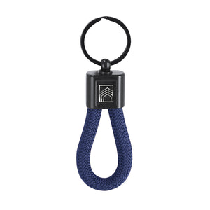 Sleutelhanger Gidyon donkerblauw onbedrukt