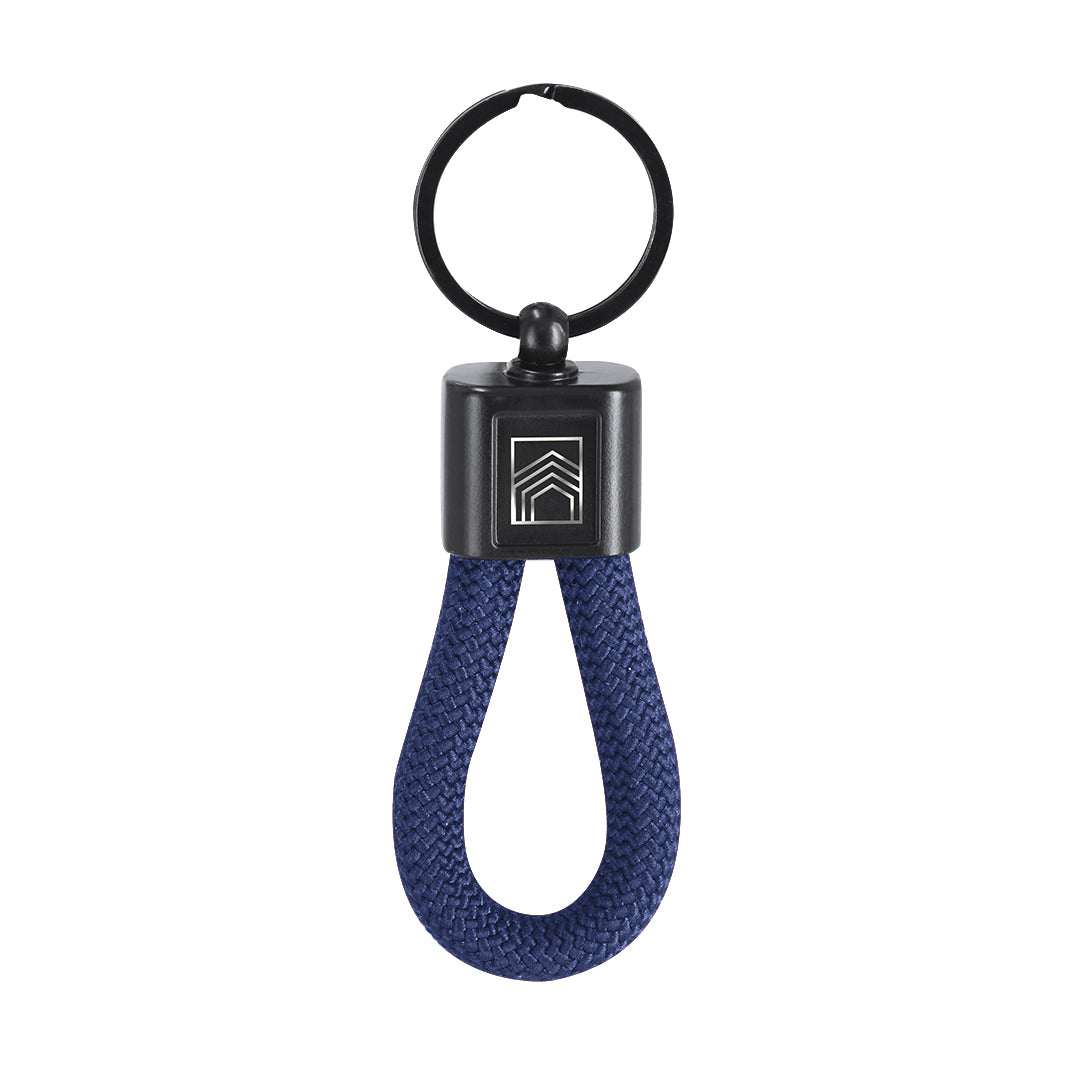 Sleutelhanger Gidyon donkerblauw onbedrukt