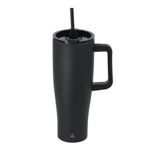 Geïsoleerde mok Leandrok donkerblauw 1 kleur