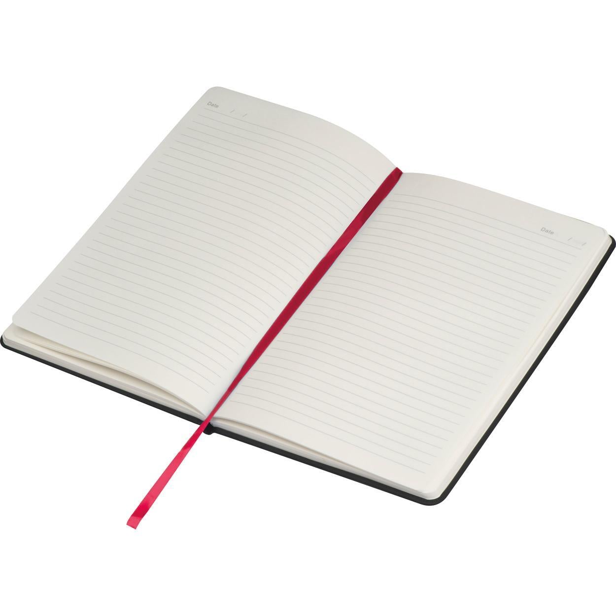 Notitieboekje A5 met gekleurde applicaties sample