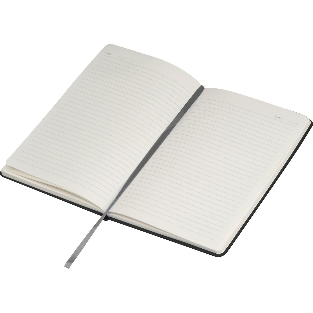 Notitieboekje A5 met gekleurde applicaties sample