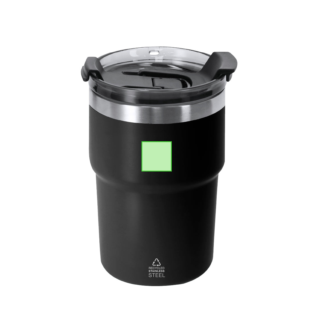 Geïsoleerde beker Laplux zwart 1 kleur