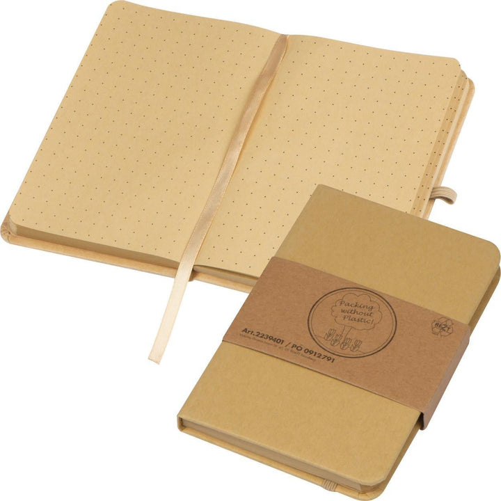 Notitieboekje A6 met Craft papieren omslag sample
