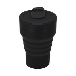 Opvouwbare beker Roric zwart 1 kleur