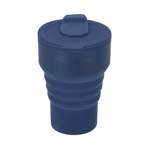 Opvouwbare beker Roric donkerblauw 1 kleur