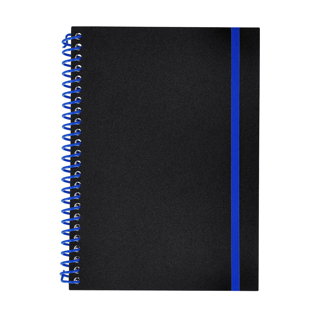 Notitieboekje Bilbo blauw 1 kleur