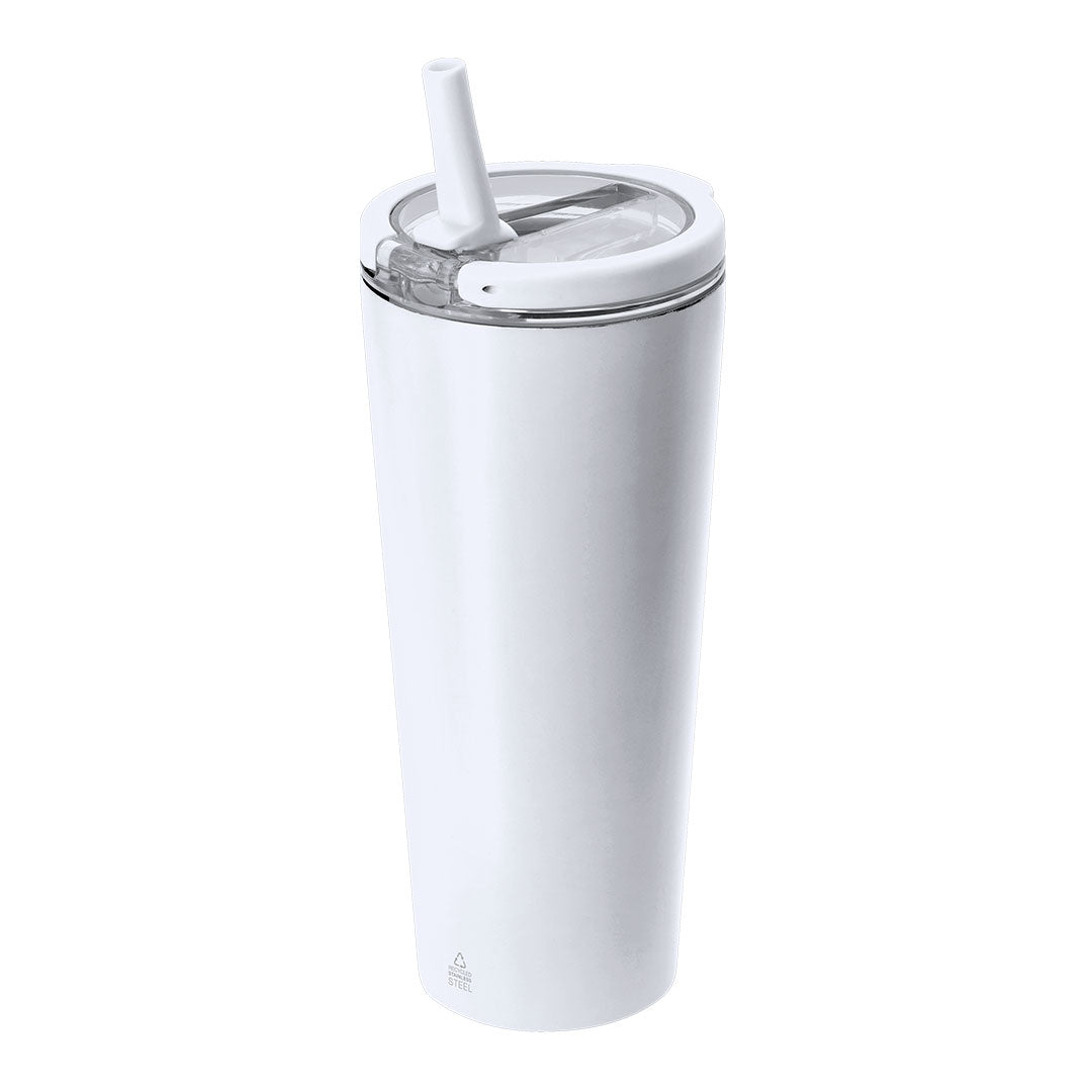 Geïsoleerde beker Calten donkerblauw 1 kleur