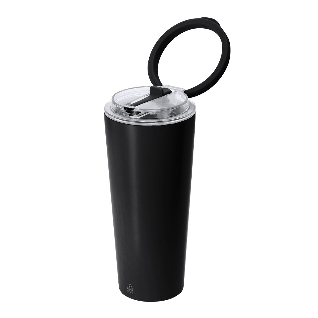 Geïsoleerde beker Calten zwart 1 kleur