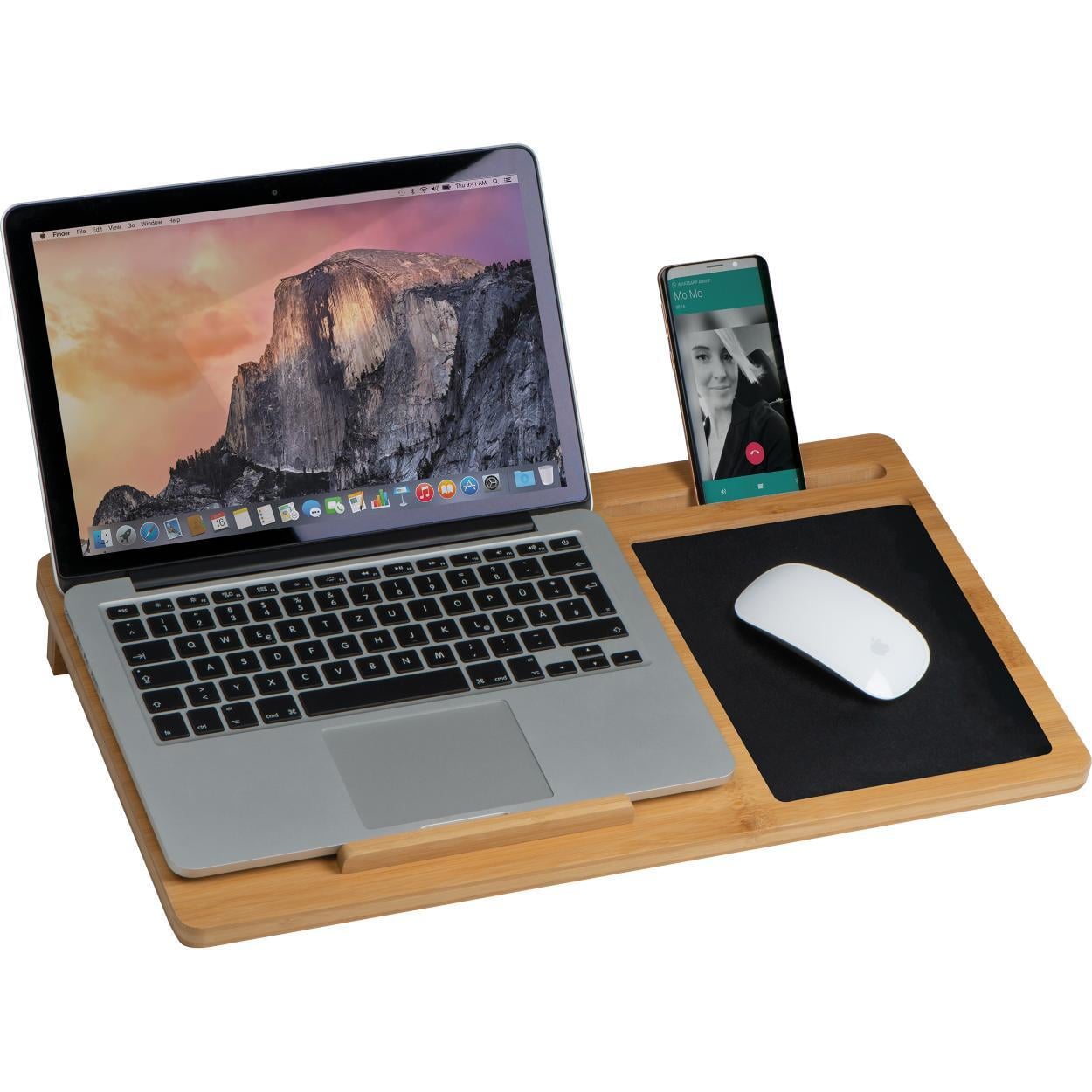 Deskorganiser van bamboe sample