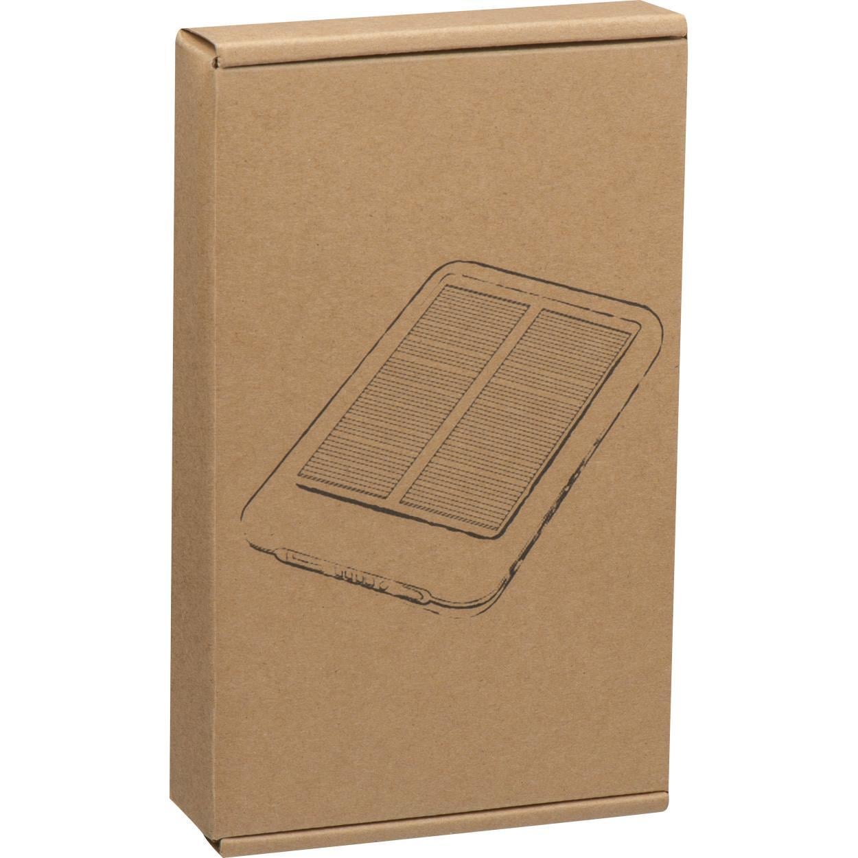 Solar metalen powerbank sample
