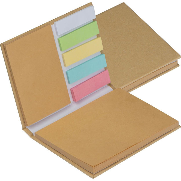 Notitieboekje met markeervelletjes sample