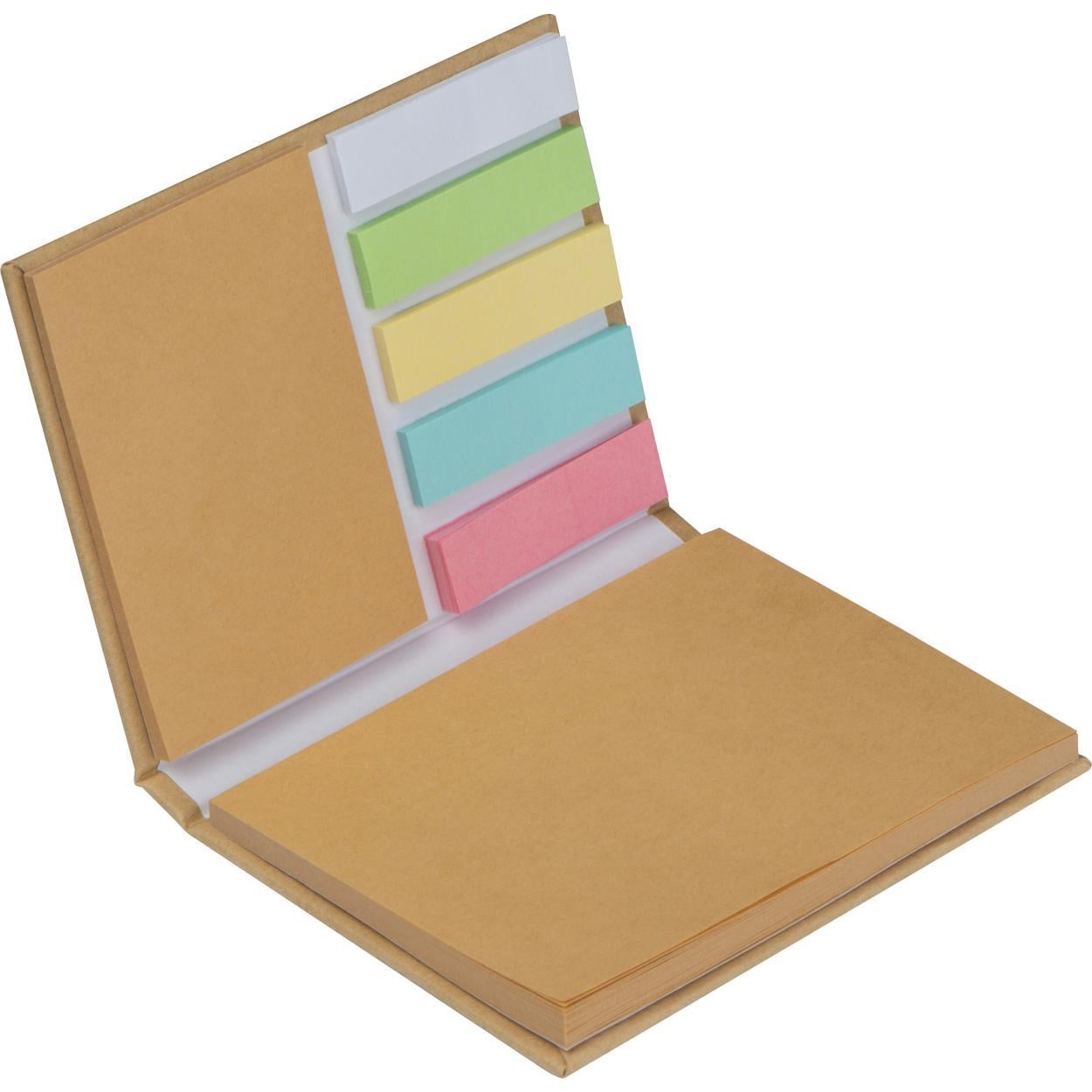 Notitieboekje met markeervelletjes sample