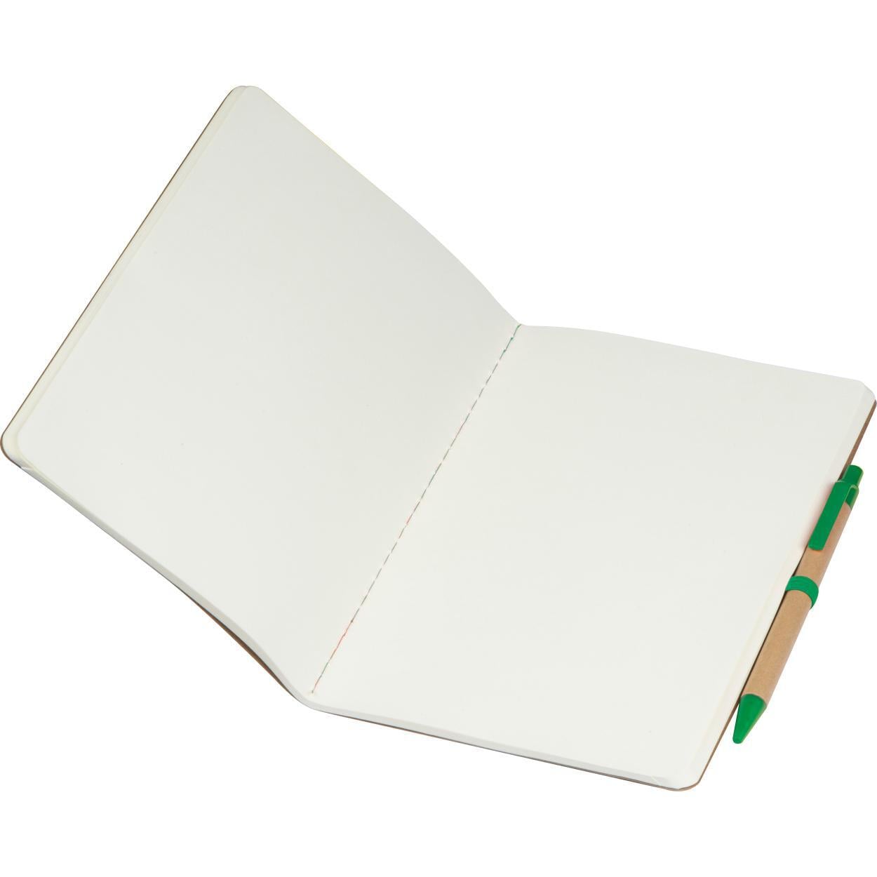 A5 schrift met pen sample