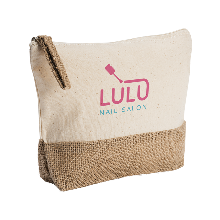 SIERRA tas jute/katoen bedrukken