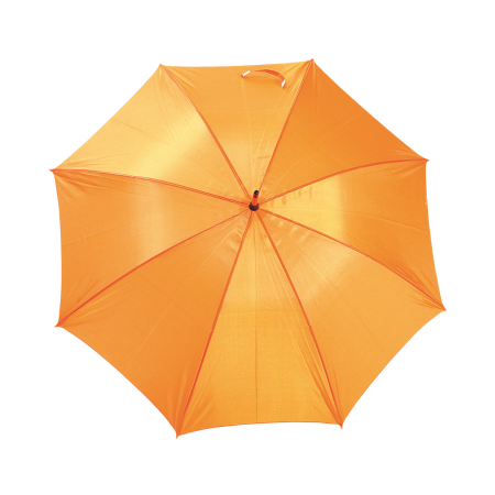 Paraplu met gebogen houten steel en handvat polyester P-190T sample