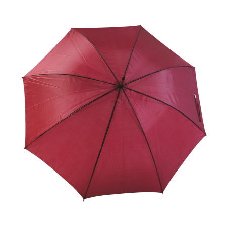 Paraplu met gebogen houten steel en handvat polyester P-190T sample