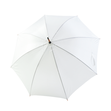 Paraplu met gebogen houten steel en handvat polyester P-190T sample