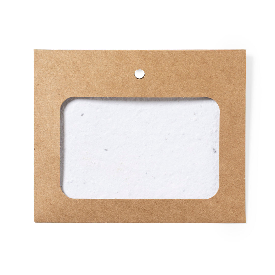 Seeds ID-badge Binem beige onbedrukt