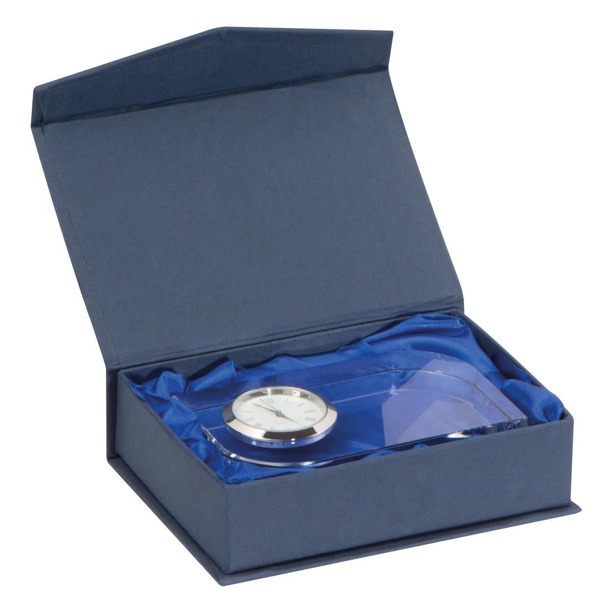 Glasblok met klokje sample