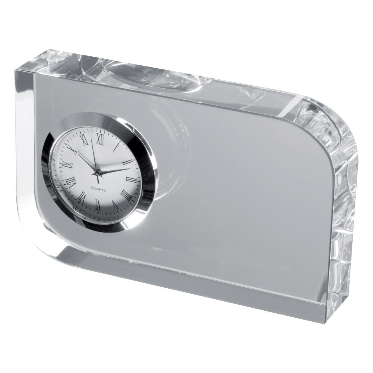 Glasblok met klokje sample