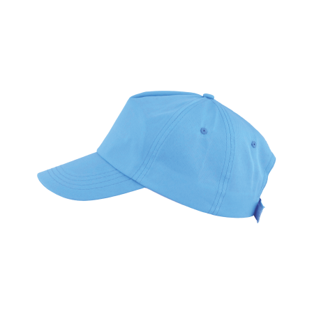 Cap 5 panel basic donkerblauw onbedrukt 2016