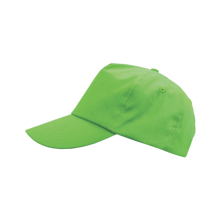 Cap 5 panel basic lichtblauw 2 kleuren 2024