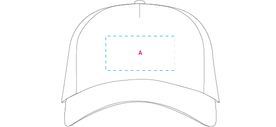 Cap 5 panel gekleurde klep geel 2 kleuren 2046