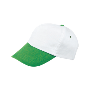 Cap 5 panel gekleurde klep donkerblauw onbedrukt 2044