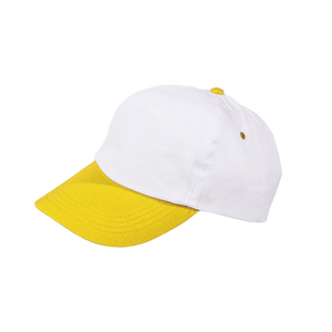 Cap 5 panel gekleurde klep lichtgroen 1 kleur 2047