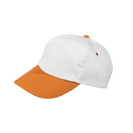 Cap 5 panel gekleurde klep lichtgroen 2 kleuren 2048
