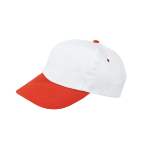 Cap 5 panel gekleurde klep lichtgroen onbedrukt 2049