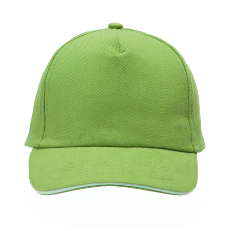 Cap 5 panel lichtgroen Full colour 2058