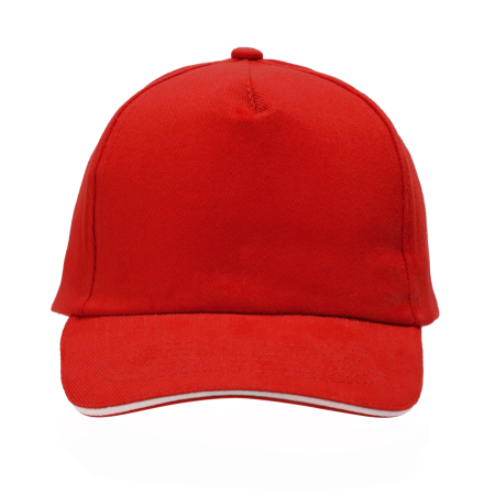 Cap 5 panel wit Full colour 2066