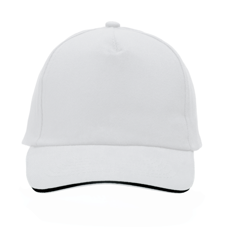 Cap 5 panel zwart Full colour 2067