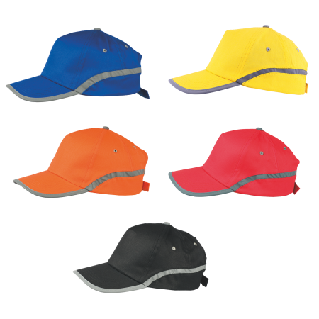 Cap 5 panel reflecterend bedrukken