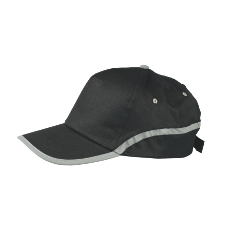 Cap 5 panel reflecterend geel 2 kleuren 2063