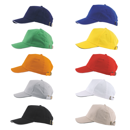 Cap 5 panel brushed bedrukken
