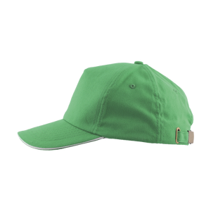 Cap 5 panel brushed lichtblauw 1 kleur 2034