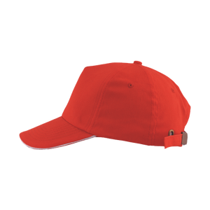 Cap 5 panel brushed lichtgroen 1 kleur 2037