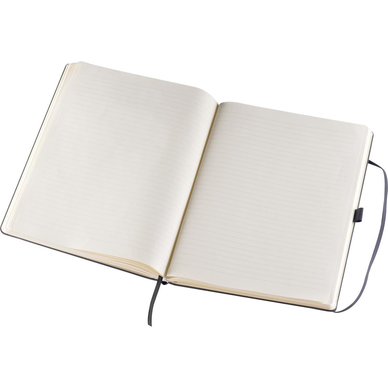 A4 notitieboek met gelinieerd papier en elastiek 333